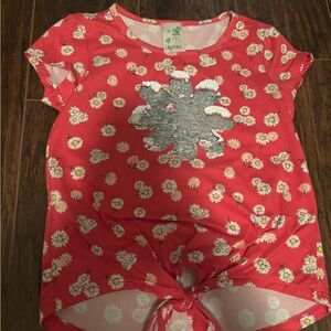 Red Floral Kids Pajamas